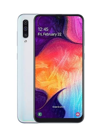 Samsung Galaxy A50 Dual SIM 128GB 4GB RAM 4G LTE - White