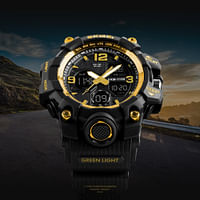 SKMEI 1155 Sports Water Resist Original Wrist Watch for Men - Yellow - Black