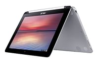 ASUS C100P Chromebook Flip 11" Touchscreen (Quad Core, 2GB, 16GB SSD) - Aluminum Chassis,Silver