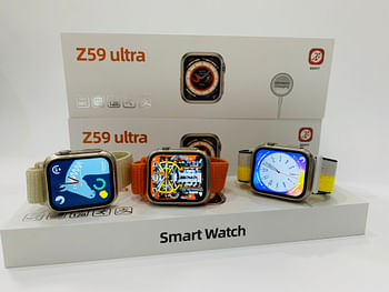Z59 Ultra Smart Watch Series 8 Wireless Charger Calls Health / Sport Tracker Bluetooth Smartwatch White