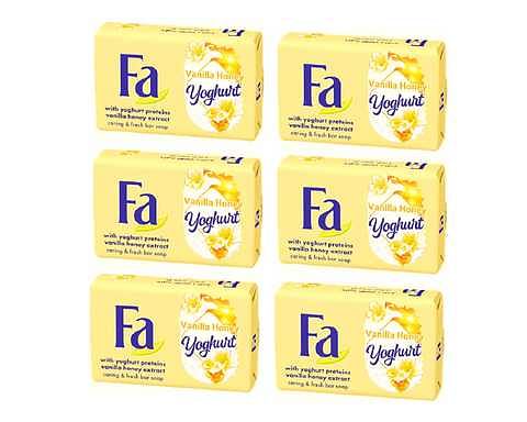 FA Vanilla Honey Yoghurt Bar Soap 175g (Pack of 6 Pieces)