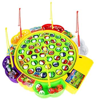 Fishing Game Toy 45 Fishes with 5 Fishing Rods