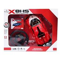 X8HS Remote Control Fast Sports Car Series Scale 1:16 Toy For Kids - Red