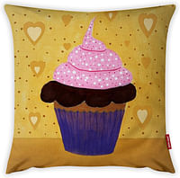 Mon Desire Double Side Printed Decorative Throw Pillow Cover, Multi-Colour, 44 x 44 cm, MDSYST1450