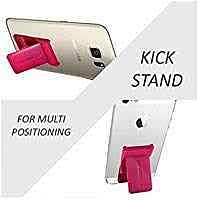 Promate Universal Smartphone Secure Finger Grip and Kick‐stand., Pink