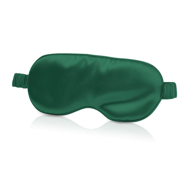 Mulberry Pure Silk Eye sleeping Mask Emerald