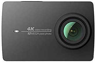 YI 4K Action Camera 12MP with Selfie Stick   Bluetooth Remote - Black International Version