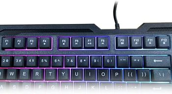 HP K110 USB Gaming Keyboard RGB Multimedia Light Black