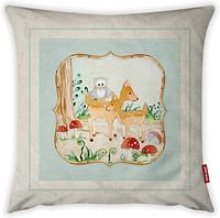 Mon Desire Decorative Throw Pillow Cover, Multi-Colour, 44 x 44 cm, MDSYST4640