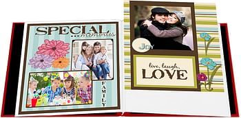 Pioneer MB-10CLSCR 12x12 Script Embossed Frame Cover Scrapbook