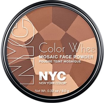 NYC Wheel Mosaic Face Powder, All Over Bronze Glow 724A