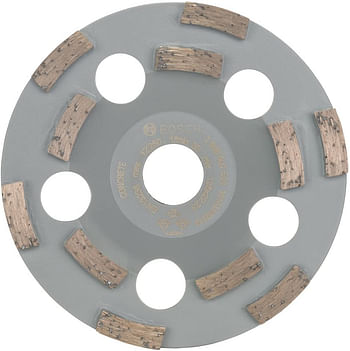 Bosch 2608602552 Diamond Grinding Head Expert for Concrete, 125mm Ø, 22.23mm x 4.5mm, Grey