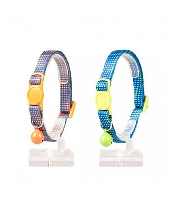 Duvo Cat Collar  Nylon Multicolor - Retro Dots