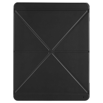 Case-Mate iPad Pro 12.9"  4th Gen. 2020 Multi Stand Folio Case - Leather Origami Design w/ 360 Protection, Transparent Back w/ Multiple Viewing Mode, Auto Sleep/Wake - Black