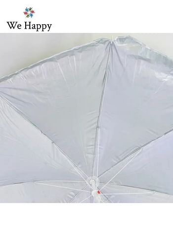 Portable Outdoor Beach Umbrella Suitable for Garden, Patio, Picnics and Camping Comes in Assorted Colors - Orange