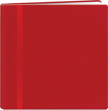 Pioneer DSL88-RD 8-Inch by 8-Inch Snapload Scrapbook Cloth with Ribbon, Red