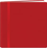 Pioneer DSL88-RD 8-Inch by 8-Inch Snapload Scrapbook Cloth with Ribbon, Red