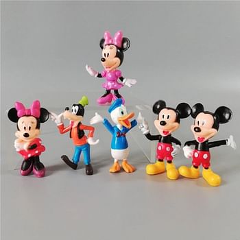 Mouse Action Figure 6-Pieces Collectable Toy Set Collectable Decor | Cake Toppers – R25