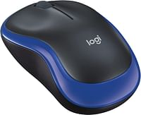 Logitech M185 Kabellose Maus, 2,4 GHz mit USB-Nano-Empfänger, 12 Monate Batterielaufzeit, 1000 DPI Optical Tracking, Für Links- und Rechtshänder, Kompatibel mit PC, Mac, Laptop blue