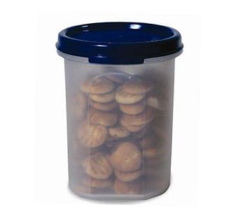 Signoraware Modular Round Container, 450ml, Set of 1, T Blue