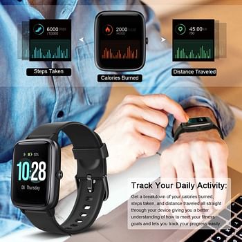 Smart Watch T500+ Pro  Series 7 BT5.0  for Men / Women 1.75 Inch Full Touch Support Bluetooth Call Heart Rate Monitor Sports Fitness Tracker for Android / IOS Black