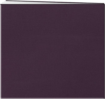 Pioneer Photo Albums Fabric Frame Cover Post Bound Scrapbook, 12 x 12 x 12", Wildberry Purple