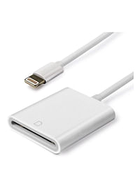 SD Card Reader Adapter For Apple iPhone/iPad White
