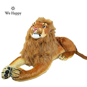 Lion Stuffed Plush Soft Toy Animal for Girls Boys Kids Car Birthday Home Decoration - 30 cm