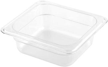 Cold Food Pan - Plastic Cold Food Storage Container - 1/6 Size - 2.5