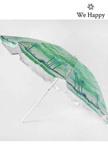 Portable Outdoor Beach Umbrella | Suitable for Garden, Patio, Picnics and Camping Comes in Assorted Colors - Green