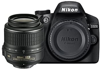 Nikon D3200 Digital SLR w/ 18-55 VR Lens Kit - Black