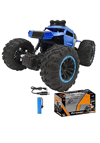 Pathfinder Monster Climbing Stunt RC Off Road Toy Car 1:20 (Blue)