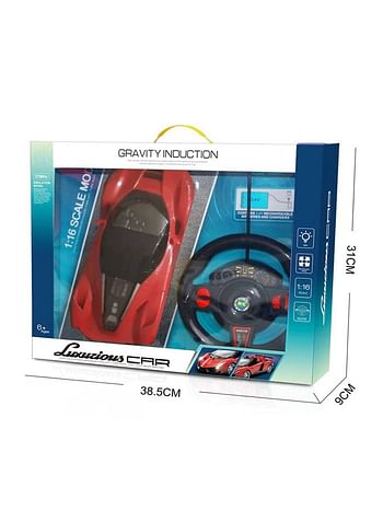 Gravity Induction Remote Control Luxurious Toy Car Scale 1:16 (Red)