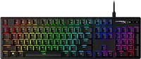 HyperX Alloy Origins - Mechanical Gaming Keyboard, Software-Controlled Light & Macro Customization, RGB LED Backlit - Clicky HyperX Blue Switch,