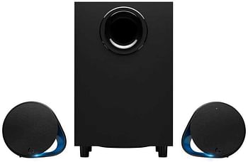 Logitech G560 2.1 Gaming Speaker System, 7.1 DTS:X Surround Sound, 240 Watts Peak Power, Multi -Device, Wireless Bluetooth
