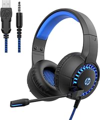 HP DHE-8011 WIRED GAMING HEADSET WITH MIC - BLACK
