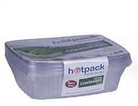 HOTPACK Crystal Clear Container 48oz 5pcs