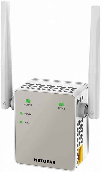 NETGEAR EX6120-100UKS Performance Wi-Fi Range Extender AC1200 Dual Band Stronger, Faster, Wi-Fi Connection Up to 1.2 Gbps