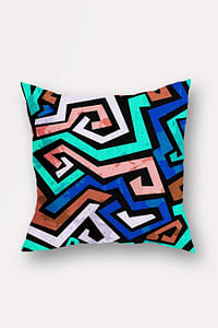 Bonamaison Double Side Printed Decorative Throw Pillow Cover, Multi-Colour, 45 x 45 cm, BNMYST1631