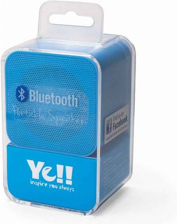 Yell BTS700 Portable Bluetooth Speaker - Blue