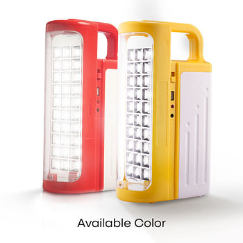 Impex CB 2283 LED Flashlight and Rechargeable LED Lantern Combo featuring Super Bright SMD LED