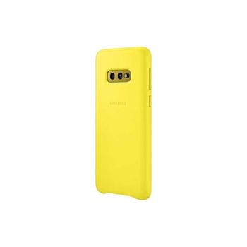 Samsung Case-S10E Leather-Yellow