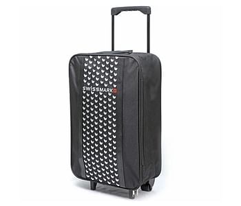 Swiss Mark 22 Inch Travel Trolley Bag - Black SMB-7