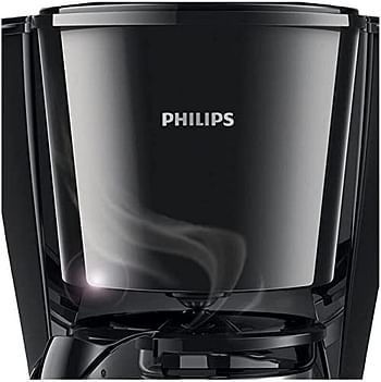 PHILIPS Drip Coffee Maker HD7432/20, 0.6 L, Ideal for 2-7 cups, Black, Medium