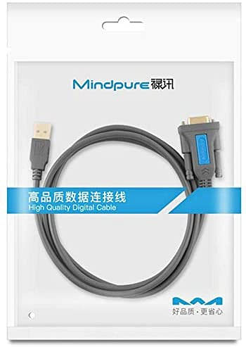 MIndPure USB DB9 RS-232 Serial Cable A/F