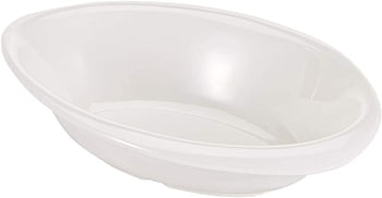 8 Inch Horeca Fantasy Oval Bowl - White