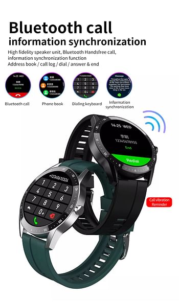 OEM S200 Smart Watch IP67 Waterproof Exercise Watch Support Bluetooth Remote Monitoring 200mah 1.28 inch screen Smart bracelet - Green