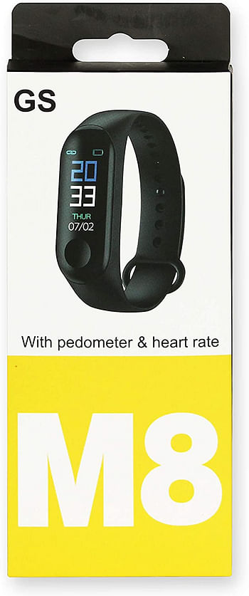 Smart Bracelet M8 With Pedometer and Heart Rate