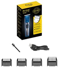 HTC USB Charging Cordless Hair Trimmer AT-228C Zero Cutting Balding Clipper