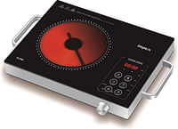 Impex  2000 W Infrared Induction Cooktop With 8 Temperature Levels and 4 Digital LED Display